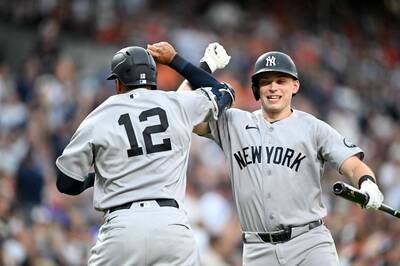 MLB》洋基大物游擊秀超狂美技 葛里遜開轟+3打點助條紋軍2連勝