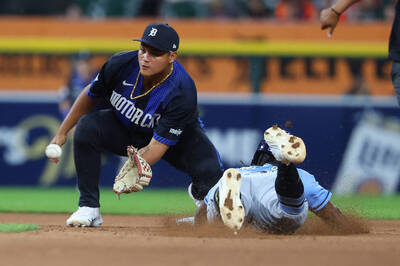 MLB》台灣新星李灝宇秀精彩轉傳守1分 老虎仍苦吞6連敗