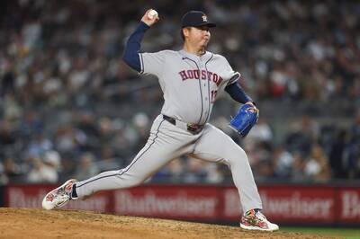 MLB》台灣強投鄧愷威5球解危 太空人牛棚放火掉6分遭洋基打爆