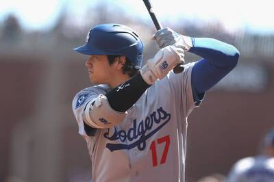 MLB》大谷翔平敲安、貝茲開轟！宇宙道奇驚天致勝轟 單季百勝M1