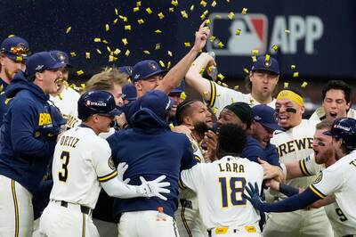 MLB季後賽》無懼163公里火球！喬里奧再見安 釀酒人2連勝聽牌