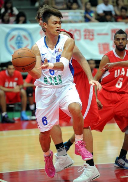台灣控衛李學林,被前NBA明星控衛馬布瑞盛讚是「領袖型球員」。(本報資料照‧記者林正堃攝) 台灣控衛李學林,被前NBA明星控衛馬布瑞盛讚是「領袖型球員」。(本報資料照‧記者林正堃攝)
