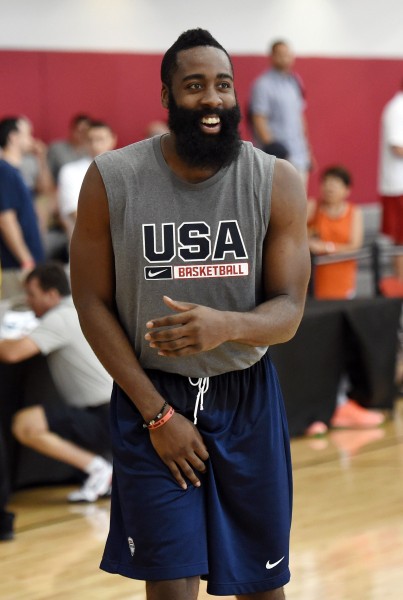 哈登今天接受ESPN的訪問時表示,自己是NBA現役最佳球員。(法新社) 哈登今天接受ESPN的訪問時表示,自己是NBA現役最佳球員。(法新社)