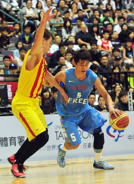劉錚這場比賽拿下22分，是SBL得分最高的選手。（記者陳志曲攝）