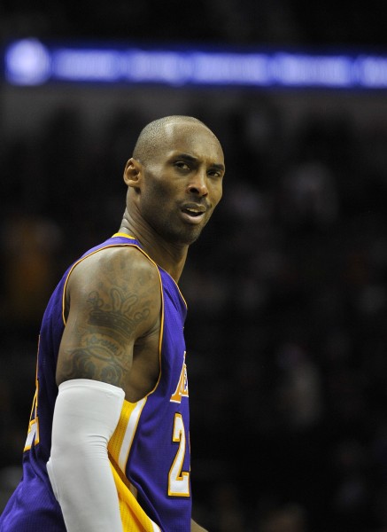 湖人老大Kobe成為NBA史上得分第3多的球員。(法新社) 湖人老大Kobe成為NBA史上得分第3多的球員。(法新社)