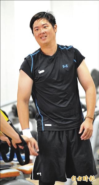 猿隊陳正達投手更名陳子生。(記者黃志源攝) 猿隊陳正達投手更名陳子生。(記者黃志源攝)