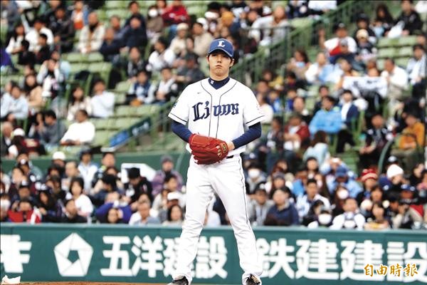 郭俊麟遭西武下放二軍。(資料照,特派記者郭羿婕攝) 郭俊麟遭西武下放二軍。(資料照,特派記者郭羿婕攝)