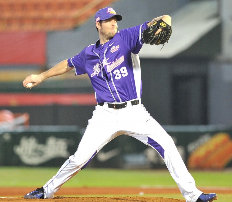 羅力精采好投，奪下單場MVP。（資料照，記者黃志源攝）