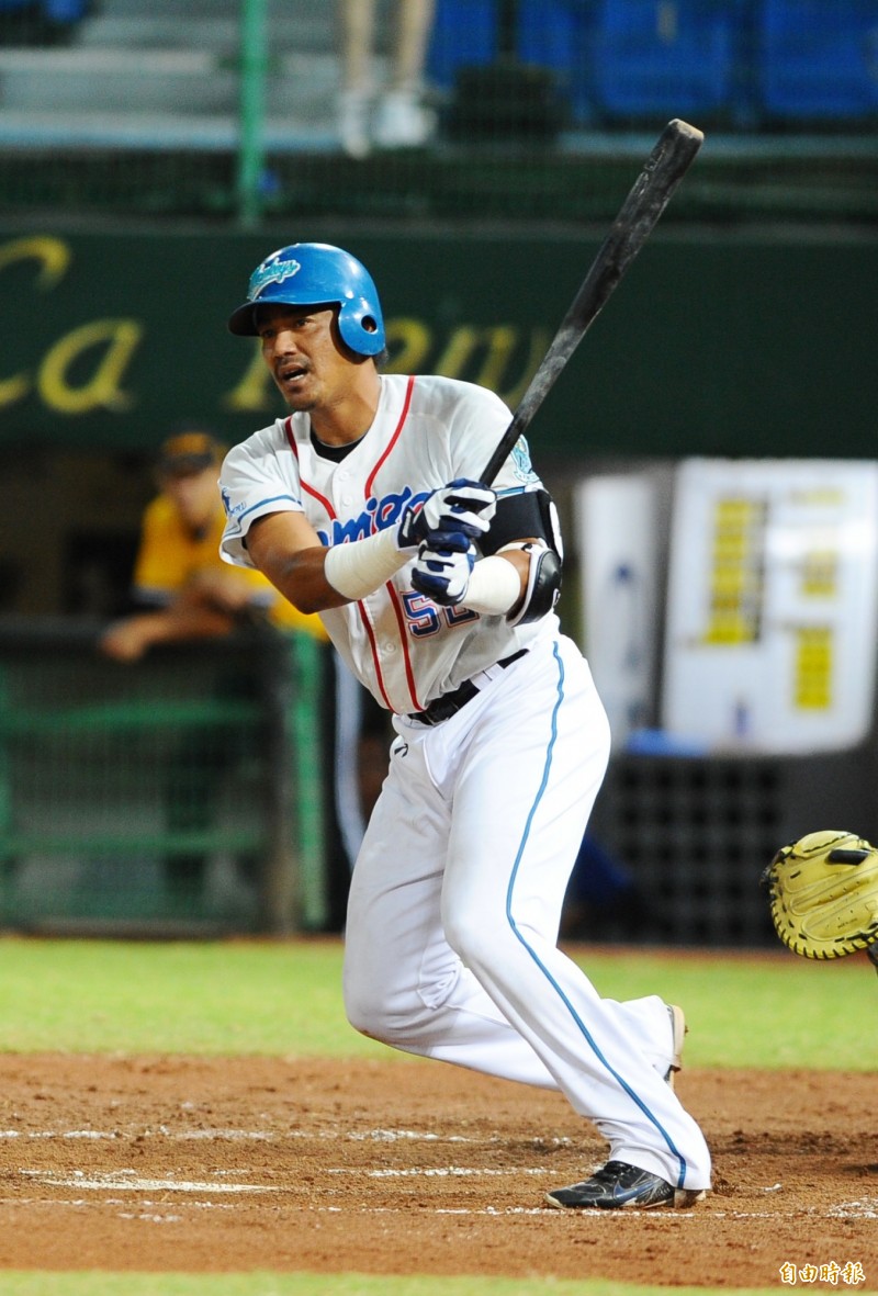 陳金鋒今升上一軍。（資料照，記者張嘉明攝）