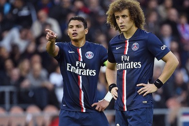 席爾瓦與路易斯。（圖擷取自巴黎聖日耳曼官方）