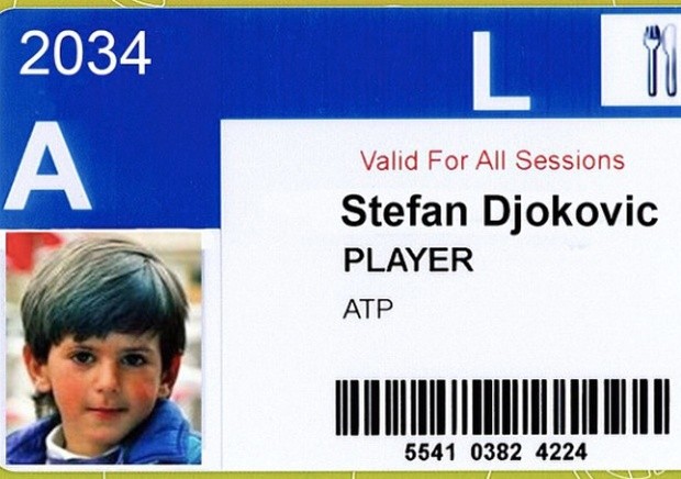 喬科維奇兒子的觀賽證示意圖。（取自辛辛那提網賽IG）