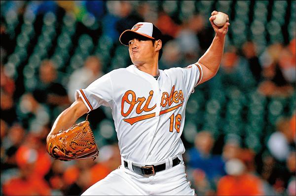 陳偉殷本季2度擊敗美聯戰績最佳的皇家，摘下第9勝。（法新社）