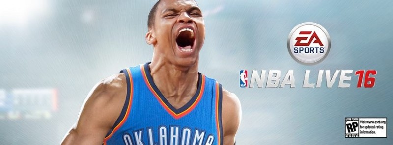魏斯布魯克是本次EA NBA Live16的代言人。（取自網路）