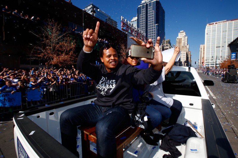 皇家隊先發投手沃奎茲（Edinson Volquez）。（法新社）