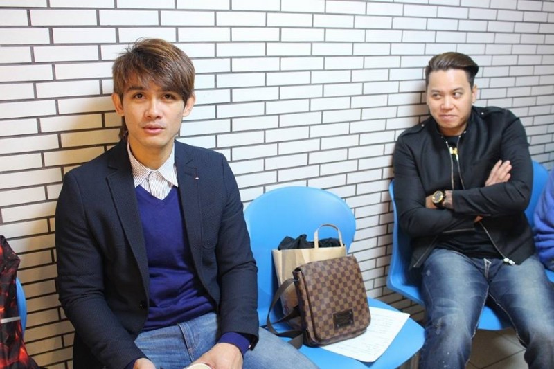 張志豪、陳鴻文今參與美食節目錄影。（取自兄弟Fans Club臉書）