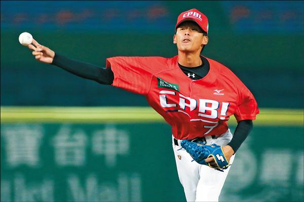 中職聯隊游宗儒。(中職提供) 中職聯隊游宗儒。(中職提供)