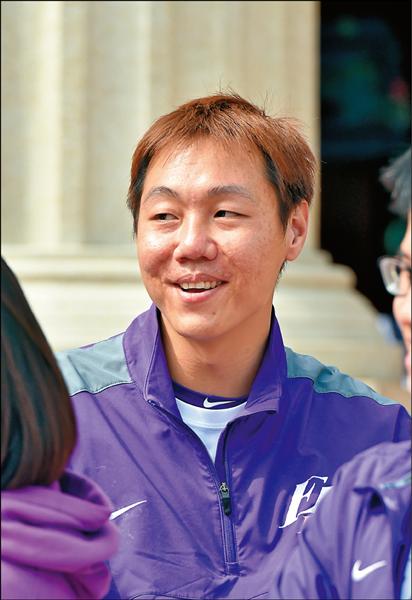 林益全將擔任新球季義大犀牛的隊長。(記者張忠義攝) 林益全將擔任新球季義大犀牛的隊長。(記者張忠義攝)