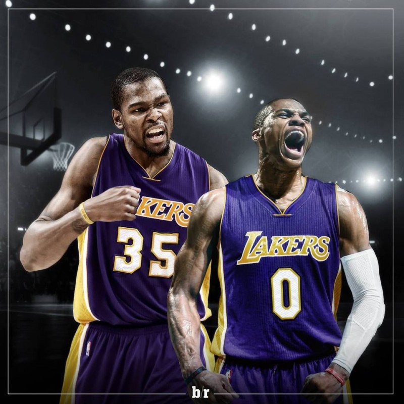 ESPN記者爆料雷霆雙少將會雙雙加盟湖人。（取自bleacherreport）