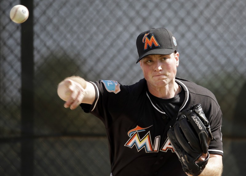 馬林魚投手卡普斯（資料照，美聯社）