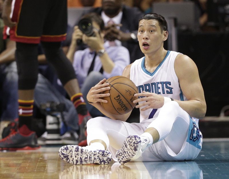 熱火球員批評林書豪罰球靠假摔。（美聯社）