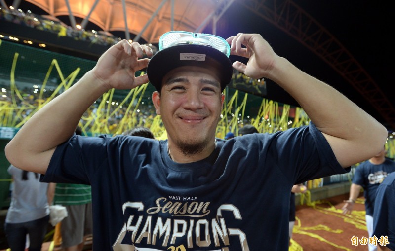 蔣智賢18轟，與林智勝合繳34支全壘打，對團隊長程火力貢獻卓著。（記者林正堃攝）