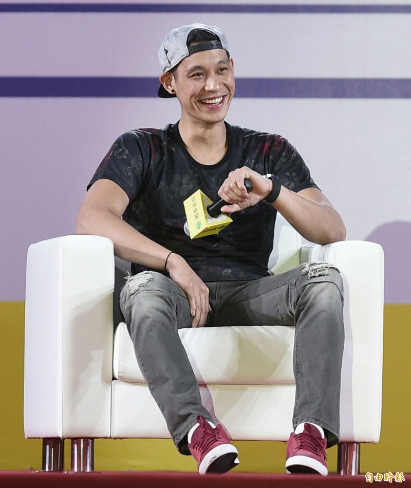 林書豪舉辦校園分享會。（記者陳志曲攝）