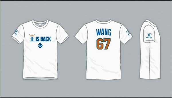 經紀公司為王建民推出限量67件T恤，還將和公益結合。（取自Be Heroes臉書）