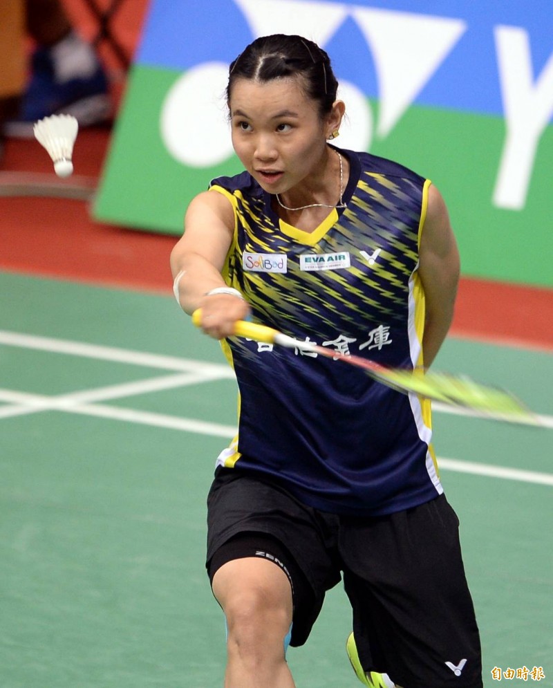 戴資穎。（記者林正堃攝）