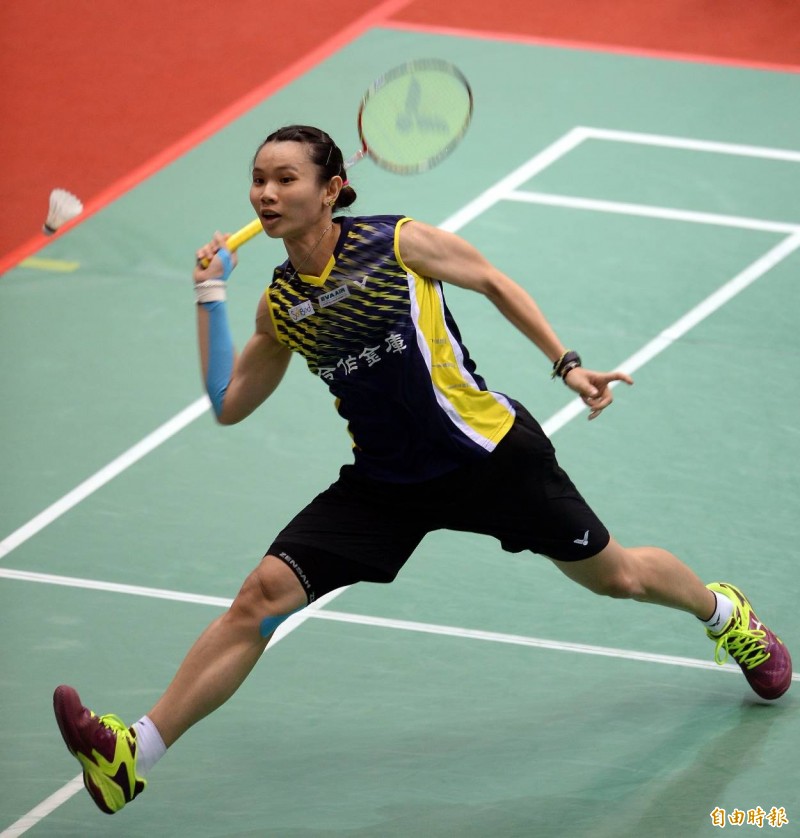 戴資穎。（記者林正堃攝）