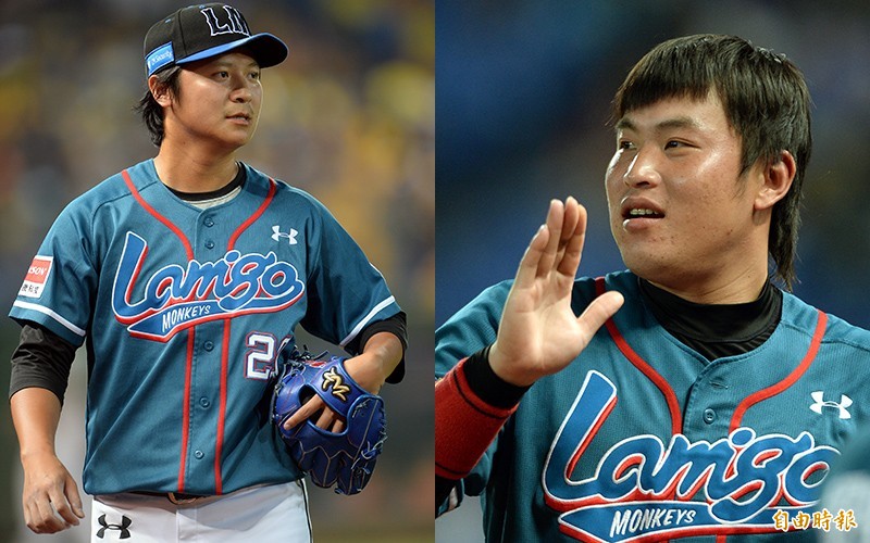 陳禹勳、林泓育獲選6月中職投打MVP。（資料照，記者林正堃攝）