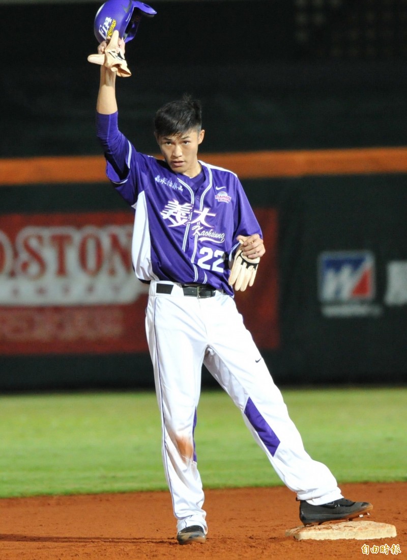 李宗賢5打點，率義大取得4連勝。（記者黃志源攝）