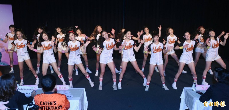 統一unigirls決選。（記者廖振輝攝）