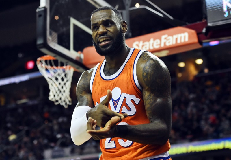 騎士球星詹姆斯。（今日美國）