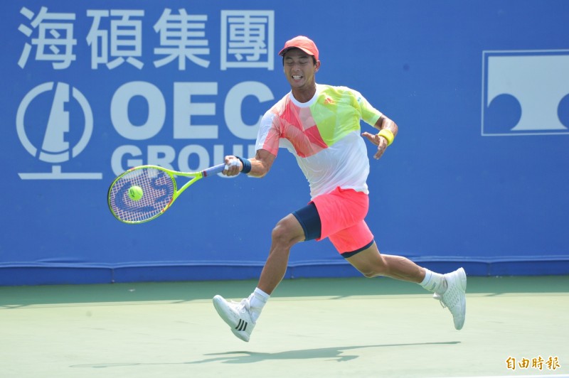 盧彥勳力拼3盤惜敗。（資料照，記者黃志源攝）