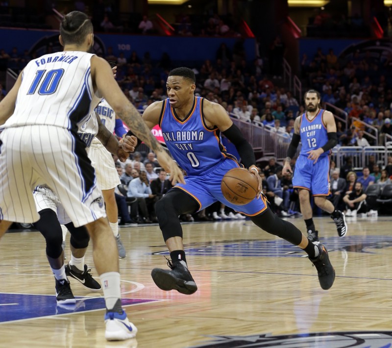 魏斯布魯克。（美聯社）