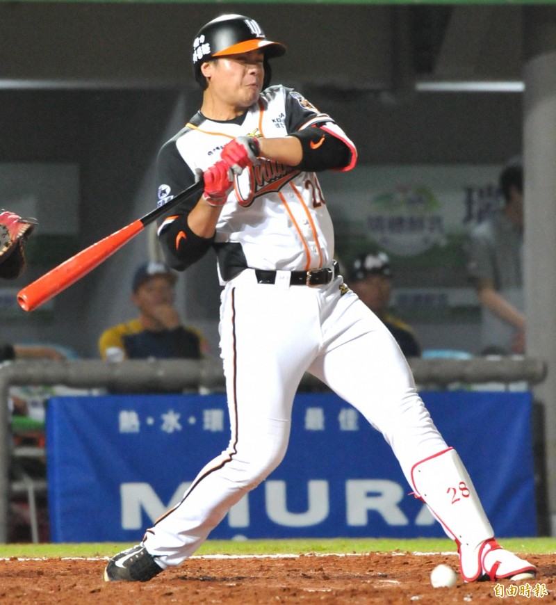 中職》鄭鎧文遭球吻下二軍 蔗總期待歸隊全壘打加倍
