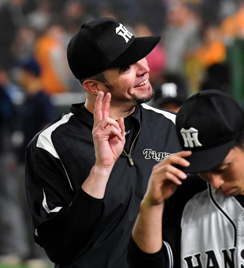 梅森傑8局好投，率阪神中止2連敗。（取自Daliy Sports）