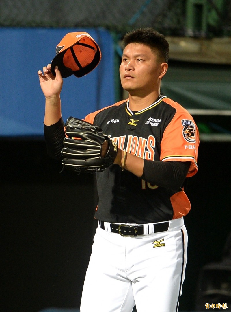 潘威倫6局無失分，再1K就能達成1000K里程碑。（記者林正堃攝）