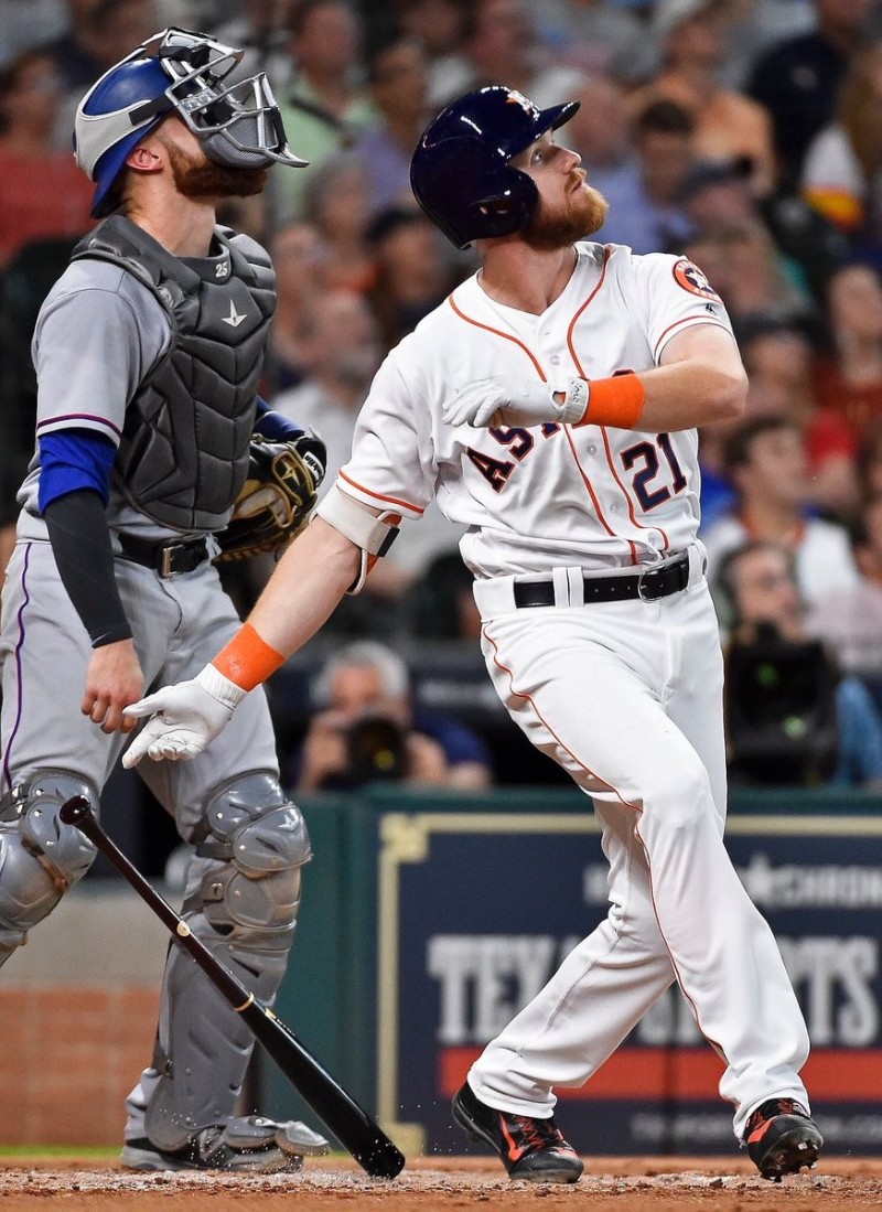 費雪登上大聯盟第一場就開轟。（取自ESPN推特）