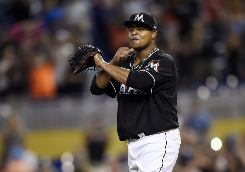 馬林魚投手沃奎茲相當思念已逝投手范屈拉。（資料照，今日美國）