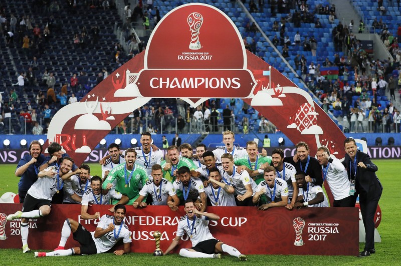 德國贏得聯合會盃冠軍。（歐新社）