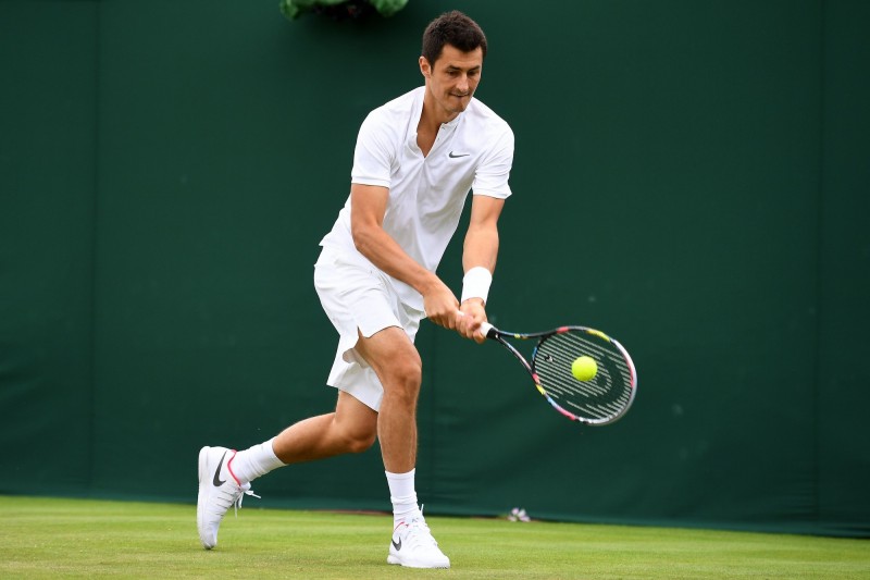 托米奇在今年溫網的言行引起軒然大波。（資料照，法新社）