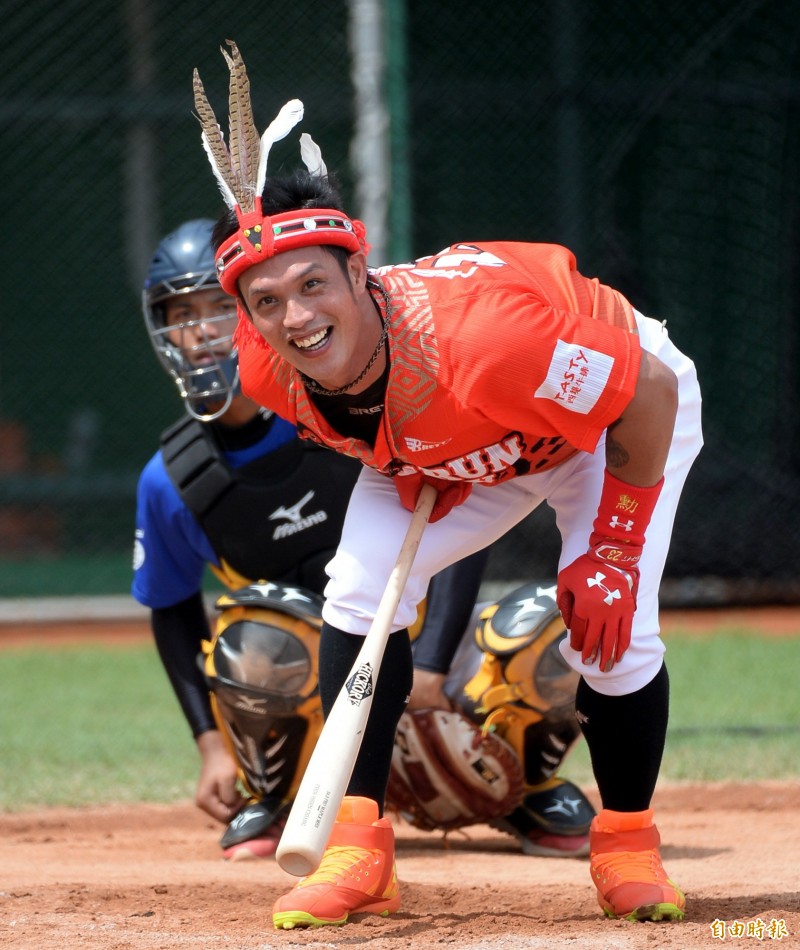 陽耀勳連2年晉級全壘打大賽決賽。（記者林正堃攝）