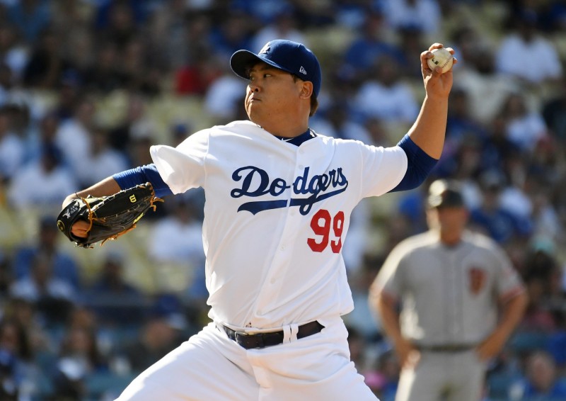 柳賢振主投7局無失分。（USA Today Sports）