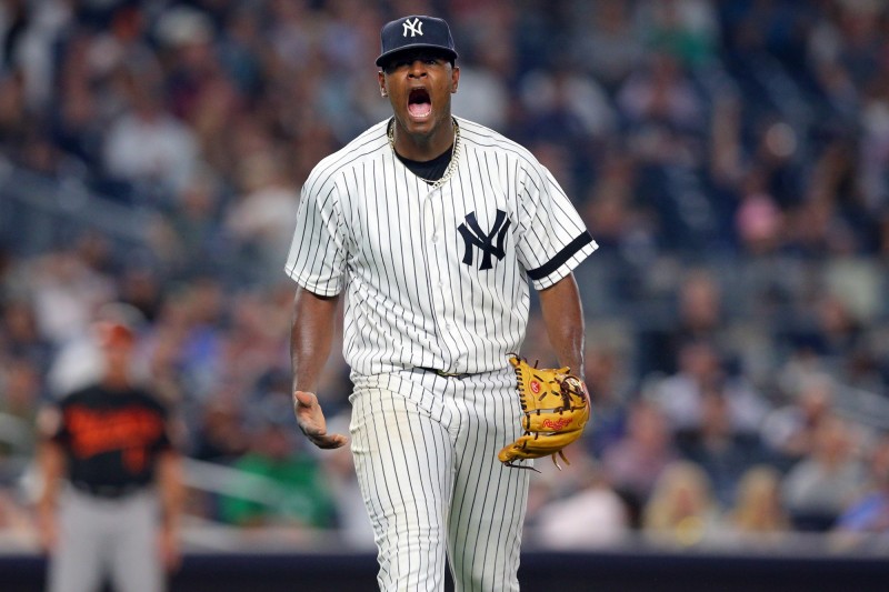 洋基先發塞維里諾今飆7K。（USA Today Sports）