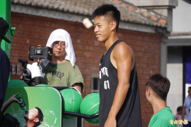超狂射手許祥恩。（記者卓佳萍攝）