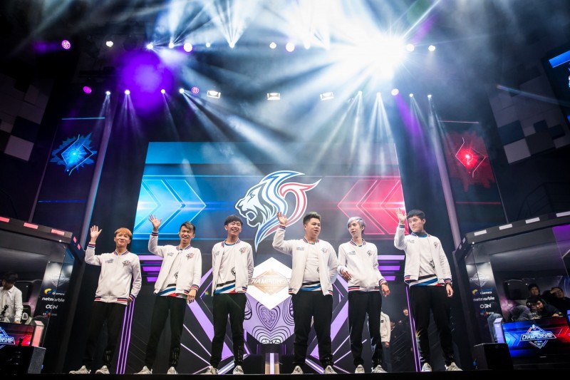 S.T戰隊成功晉級八強。（Garena提供）