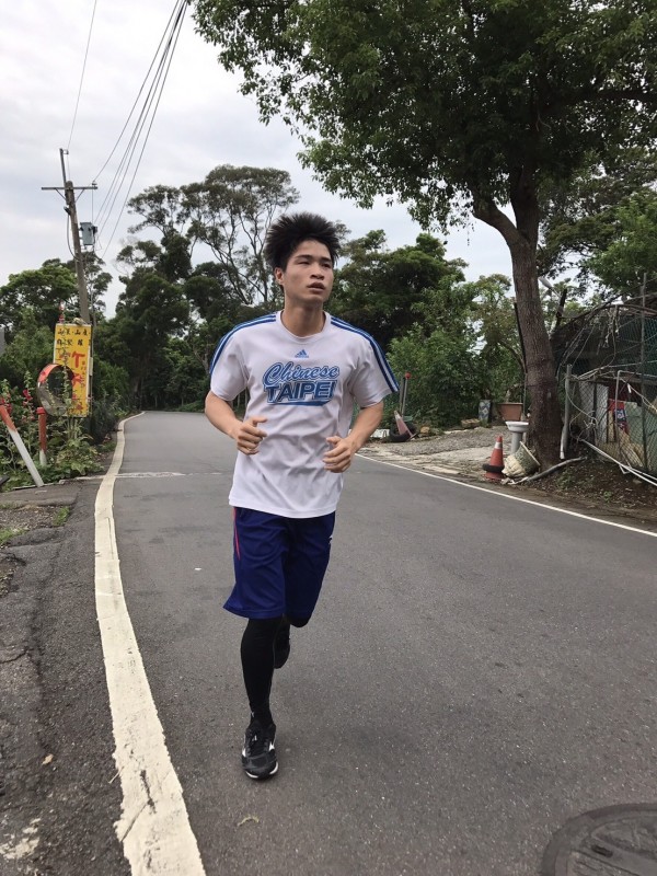 利育哲自我要求高，已將體能調整到最佳狀態。（蘇清一提供）