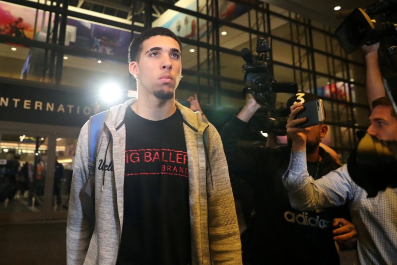 李安傑羅因偷竊案遭UCLA禁賽。（路透社）