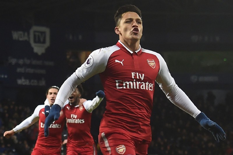 桑切斯（Alexis Sánchez）。（法新社）